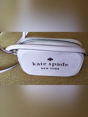 Kate Spade Pink Pebbled Leather Crossbody Bag